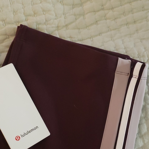 ***NWT Lululemon Cover Your Tracks Pant (Cassis)*** - Picture 7 of 9